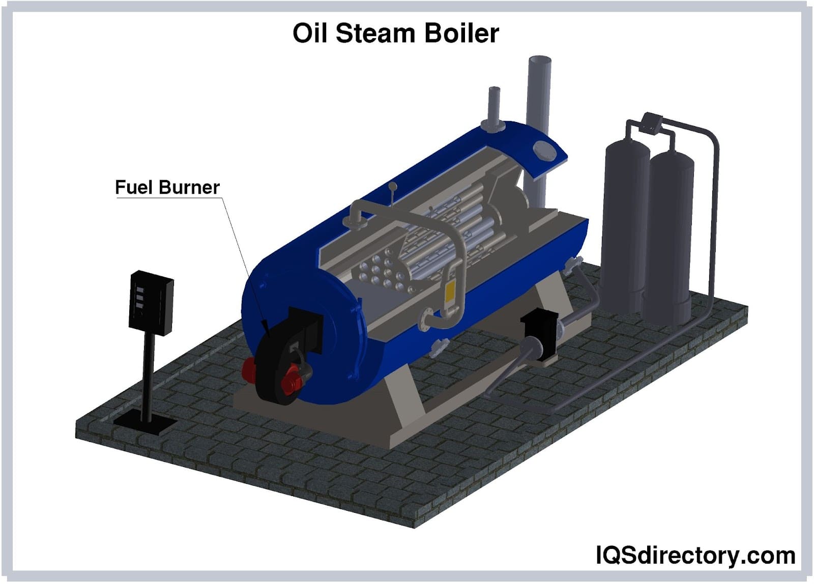 oil steam boiler